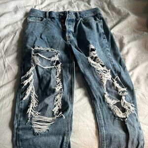 Pacsun blue ripped jeans size 28